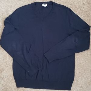 Old Navy navy lightweight v-neck sweater